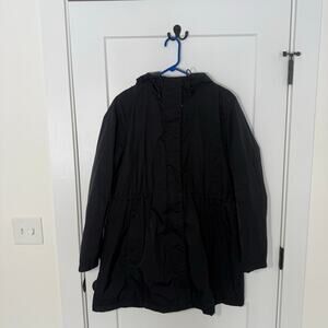 LL Bean Women's Winter Warmer Fleece Lined Hooded Waterproof Casual Jacket. 1X